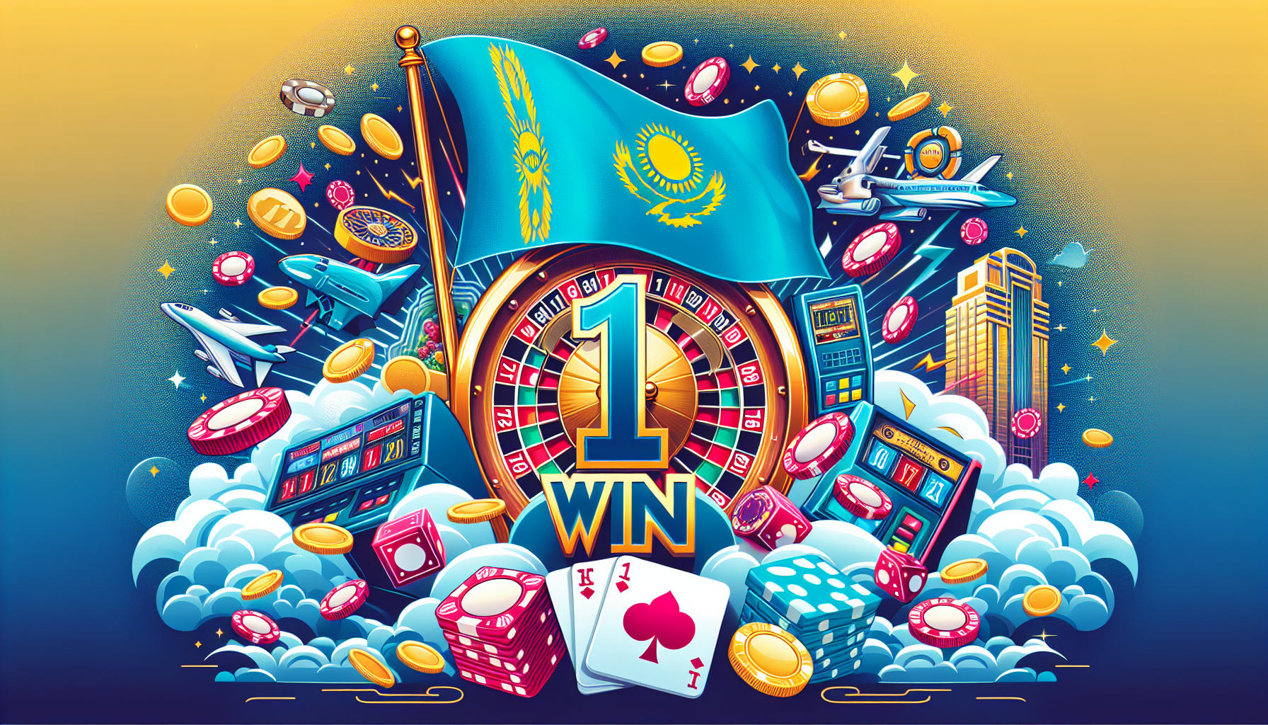онлайн казино 1win логотип